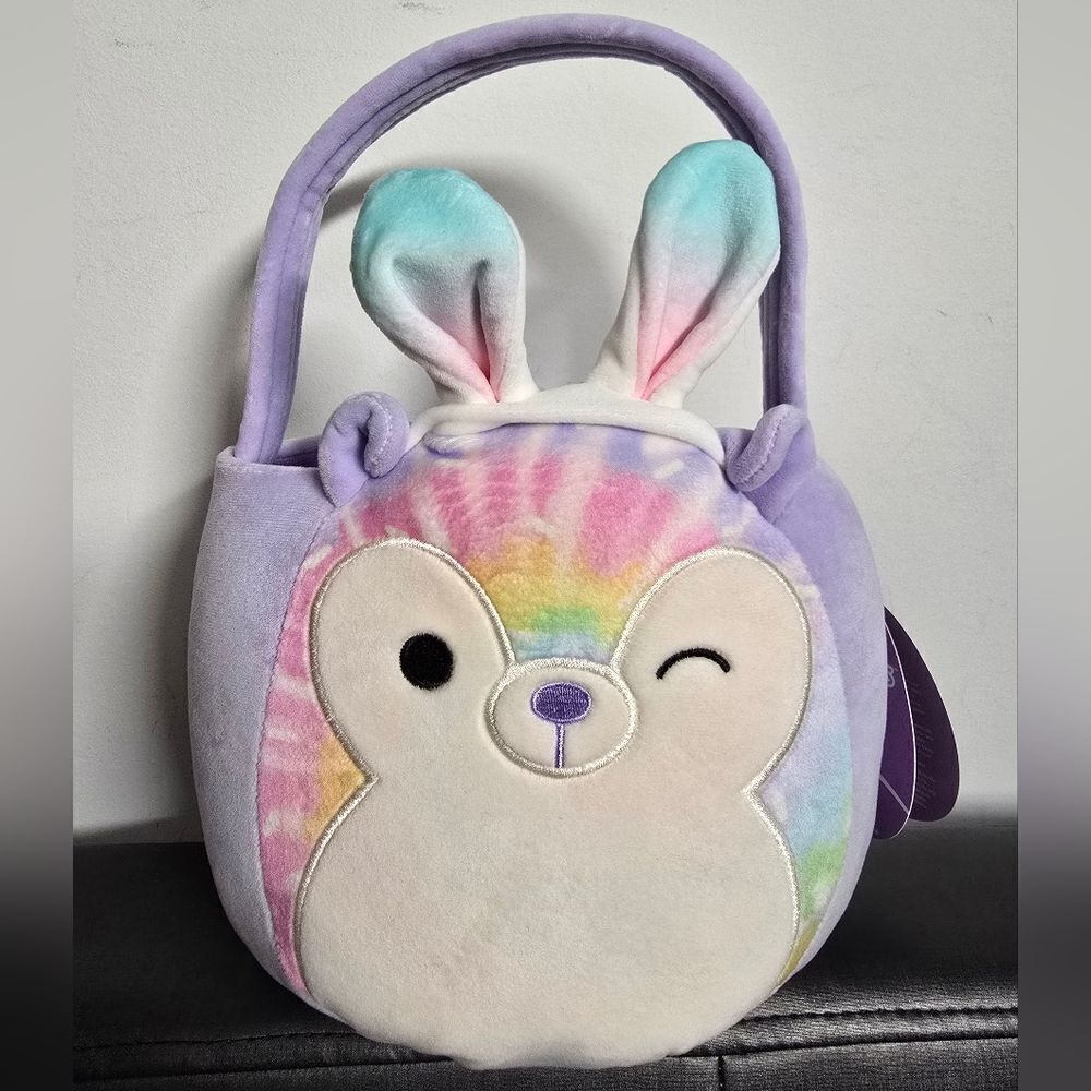 New Squishmallows new release 2025 Hedgehog Babette Peeps Tie Dye Easter Basket